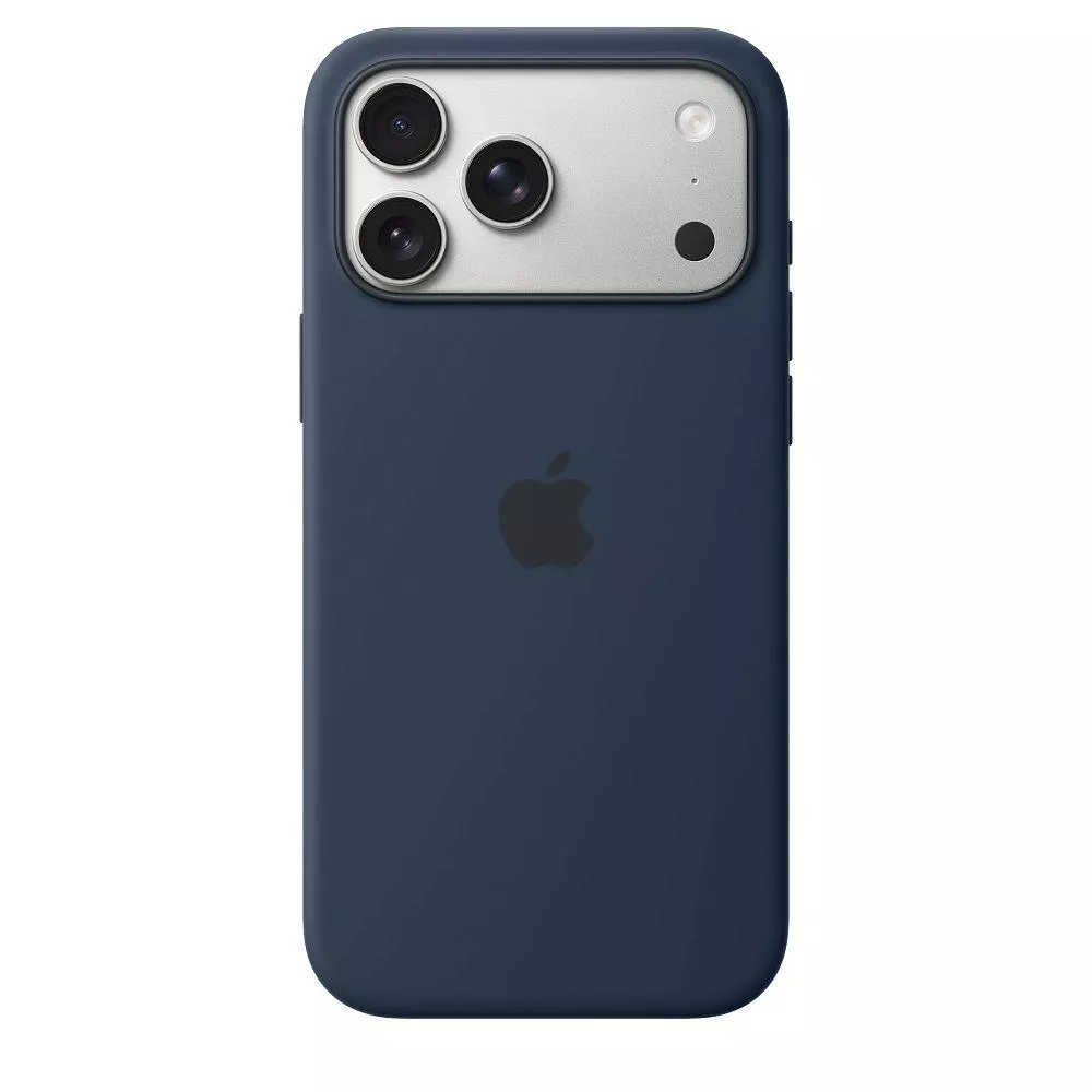 фото Чехол-накладка Silicone Case Series для iPhone 17 Pro (темно-синий)