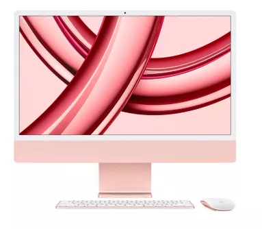 iMac M4 — вид спереди, дисплей Retina 4.5K