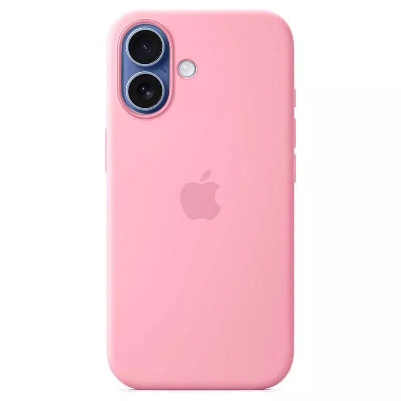 фото Чехол-накладка Silicone Case Series для Apple iPhone 16 (светло-розовый)