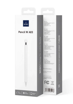 фото Стилус WIWU Pencil W A03 для iPad c функцией распознавания ладони (белый)