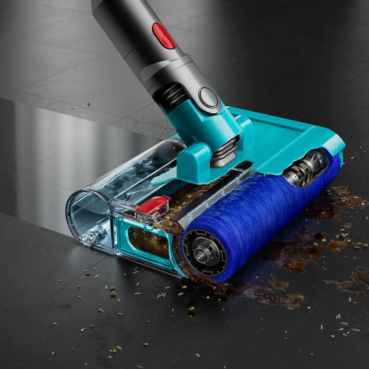 Пылесос Dyson V15s Detect Submarine (SV47) (Yellow/Nickel) EU (448798-01)