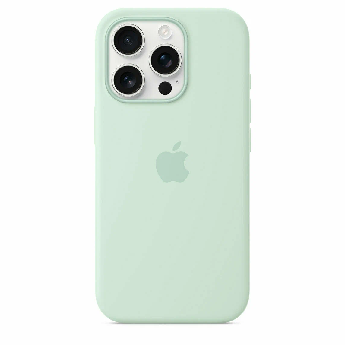 Чехол-накладка Silicone Case with MagSafe для iPhone 16 Pro Max (Aquamarine)