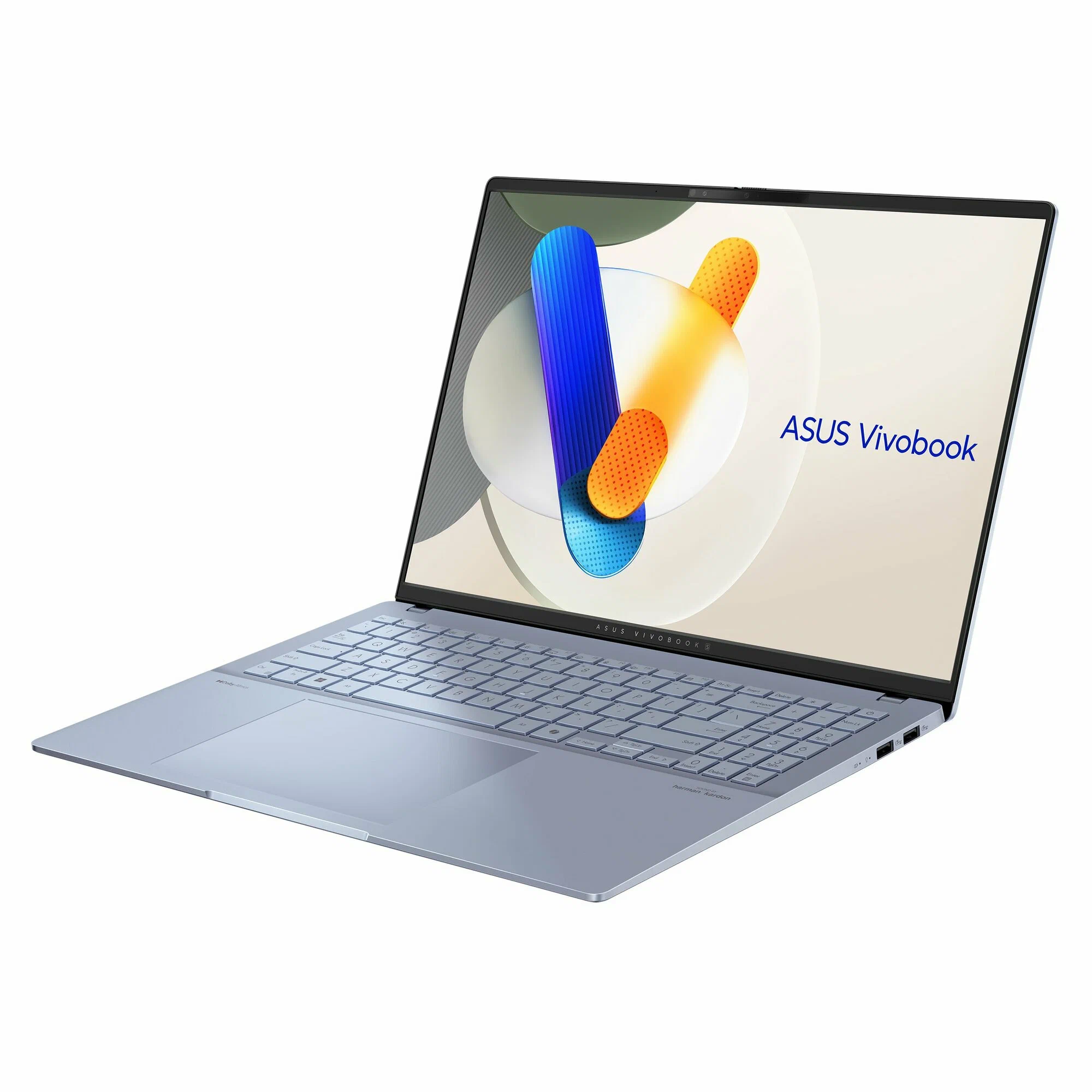 Ноутбук ASUS Vivobook S16 OLED S5606CA-RI131W (16" OLED, Intel Core Ultra 5 225H, 16Gb, 512Gb SSD, Intel Arc, Windows 11 Home) (Голубой) — фото 3