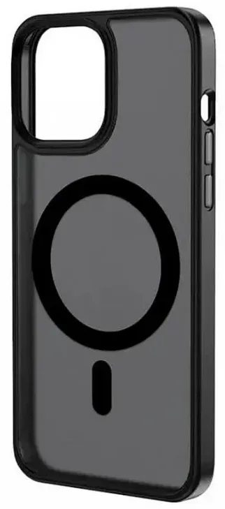 фото Чехол-накладка Keephone Magico Magsafe для Apple iPhone 14 Pro с подставкой пластиковый (черный)