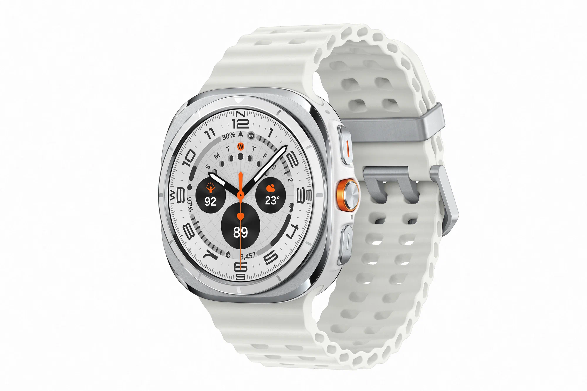 Умные часы Samsung Galaxy Watch Ultra (2025) 47mm LTE (Titanium White)
