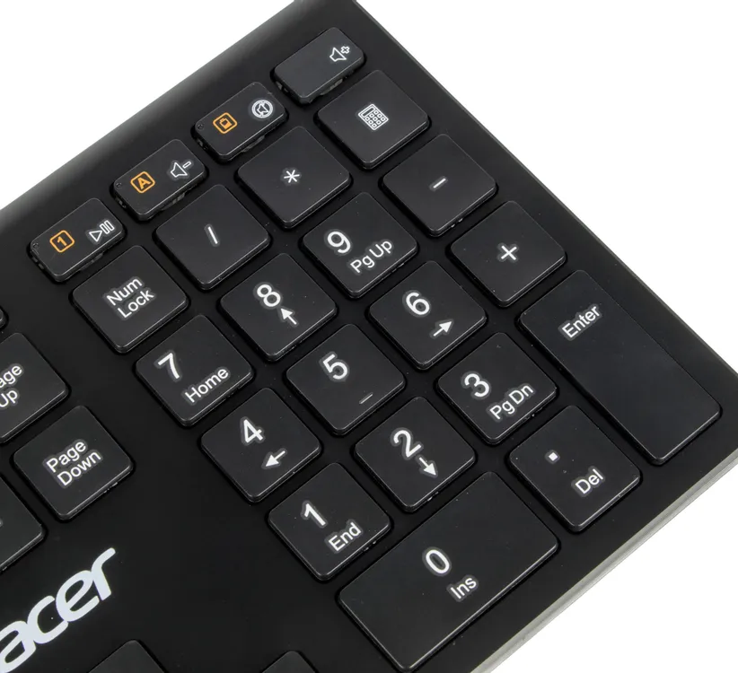 фото Клавиатура Acer OKR020, беспроводная (радио), чёрный
