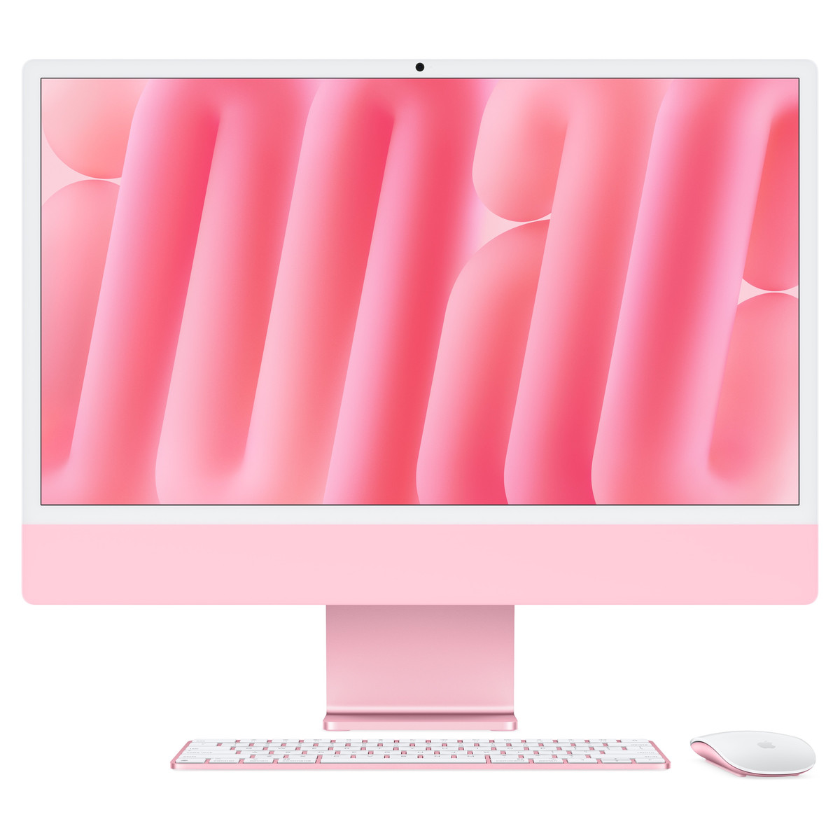 Apple iMac 24" with Retina 4.5K (M4 10C CPU / 10C GPU, 16GB, 512GB SSD, 2024) (Pink) (MWV53X/A)