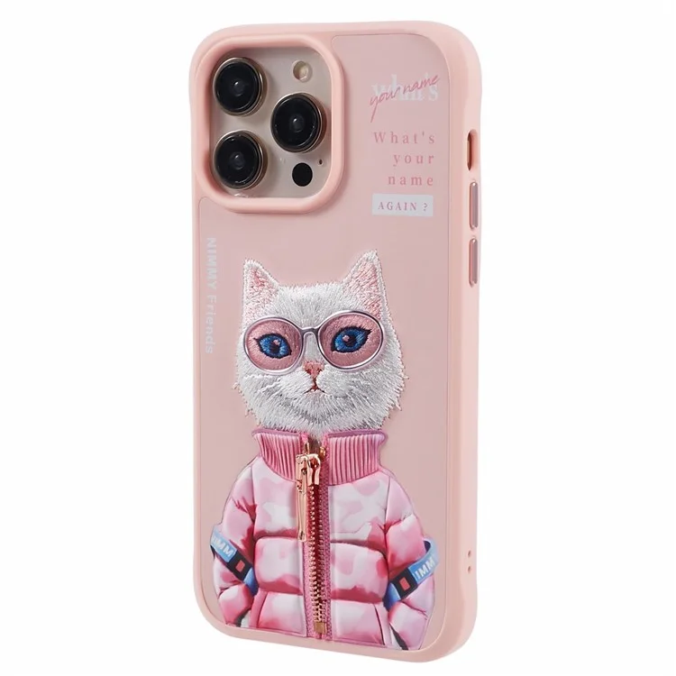 фото Чехол-накладка Nimmy Friends Cool Cute 2.0 для Apple iPhone 16 Pro Max полиуретан (розовый)