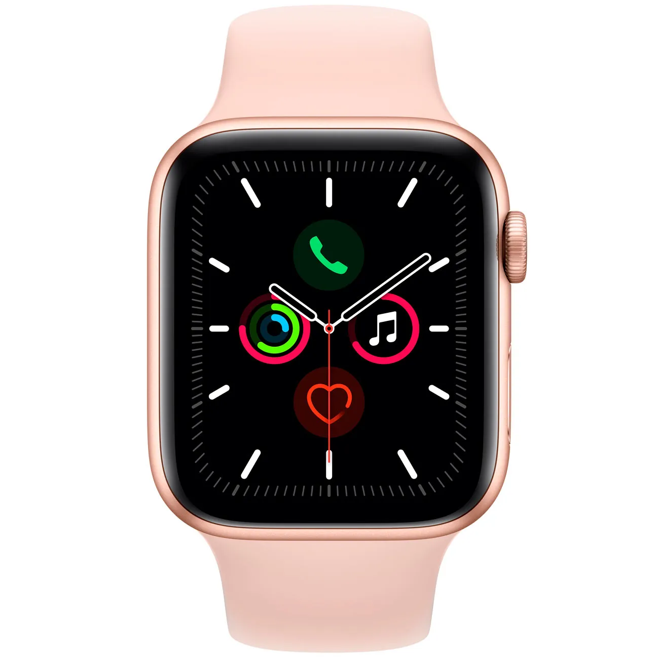 Apple Watch Series 5 44mm Gold Aluminum Case with Pink Sand Sport Band Б/У (Хорошее состояние)