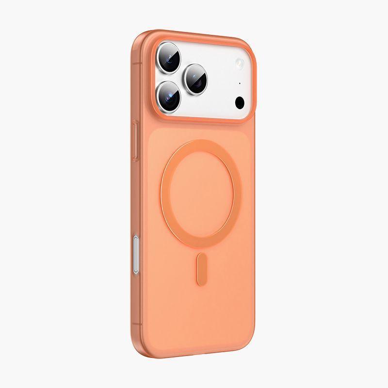 фото Чехол-накладка Keephone Airskin Pro MagSafe для Apple iPhone 17 Pro Max пластиковый матовый (оранжевый)