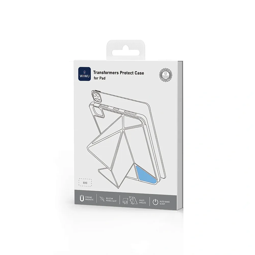 фото Чехол-книжка WIWU Defender Transformers для Apple iPad 10 (2022)/iPad 11 (2025), с подставкой и отделением под стилус (JD-105) (фиолетовый)