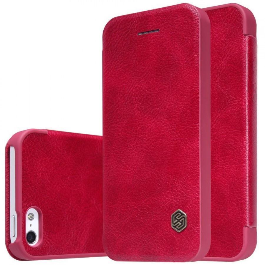 фото Чехол-пенал Heddy Luxury Hard Box для Apple iPhone SE/5S/5 натуральная кожа (красный)
