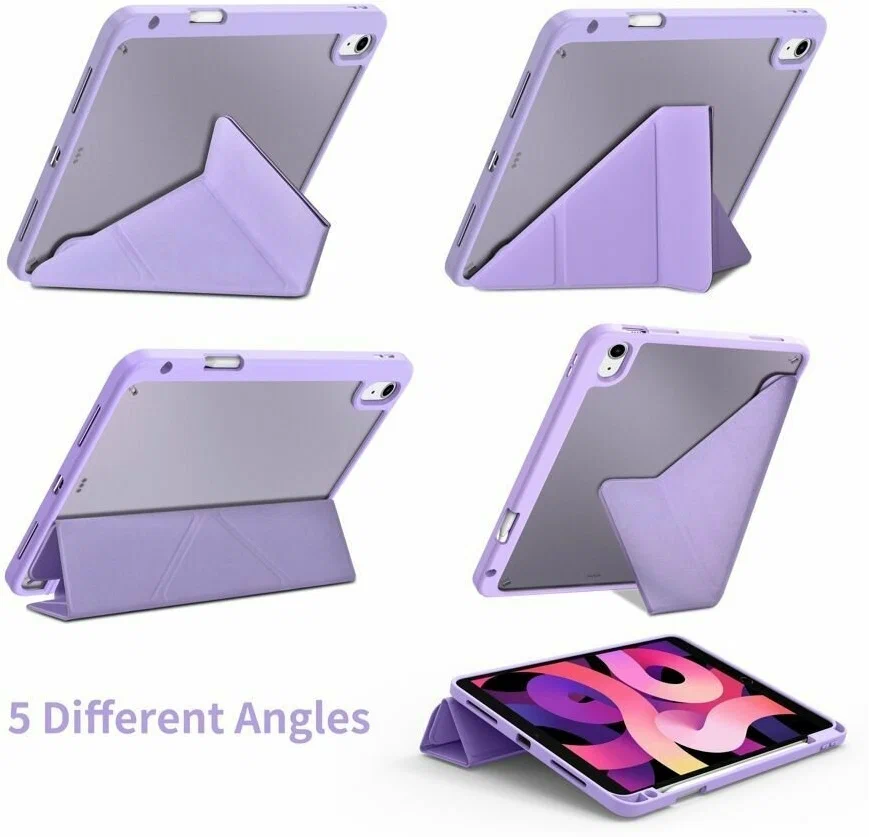 фото Чехол-книжка WIWU Defender Protective Case для Apple iPad Pro 11 (2024) (полиуретан с подставкой) (фиолетовый)