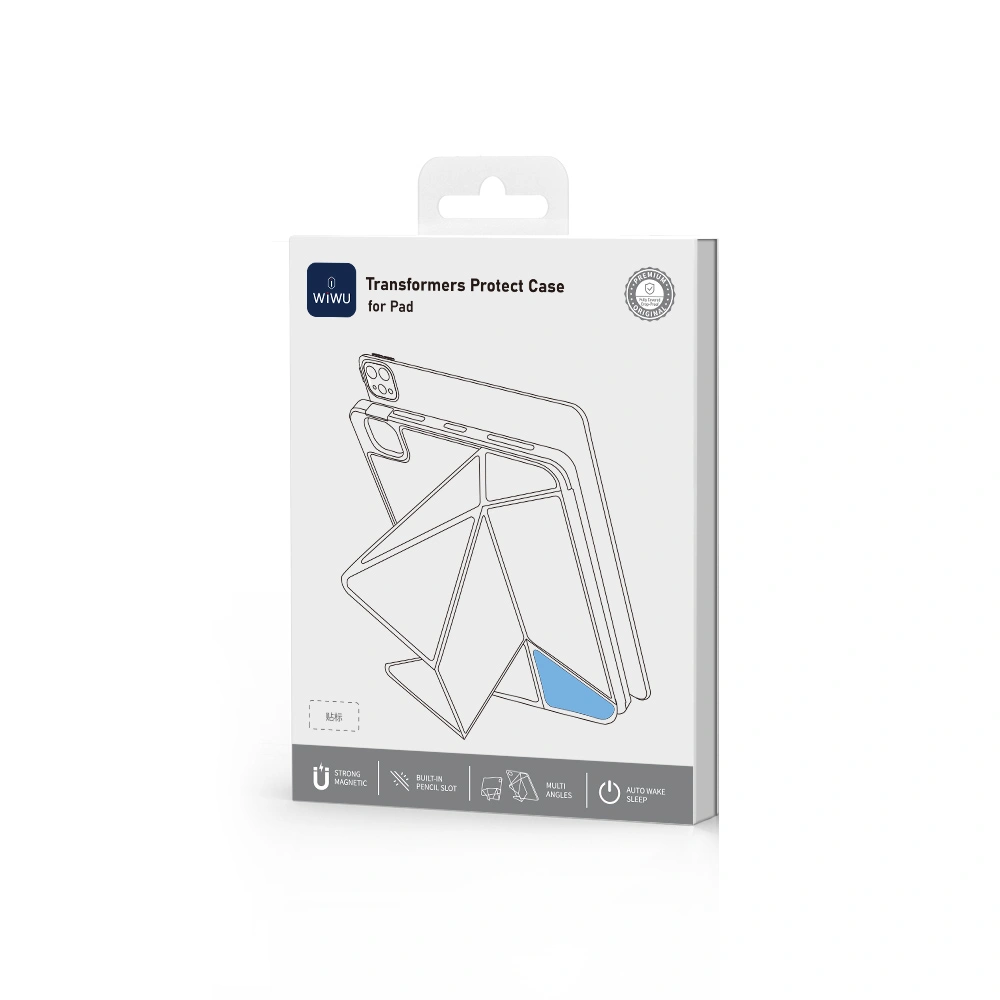 фото Чехол-книжка WIWU Defender Transformers для Apple iPad 10 (2022)/iPad 11 (2025) с подставкой и отделением под стилус (черный)
