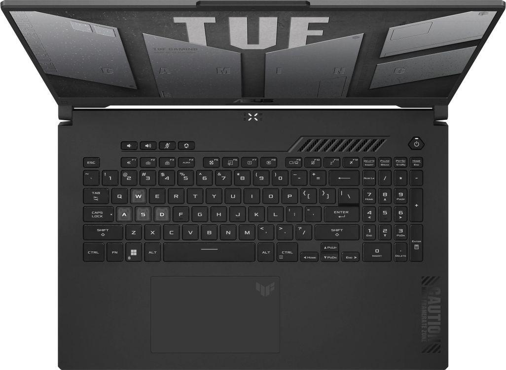 Ноутбук ASUS TUF Gaming FA707NUQ-HX010 (17.3" IPS, AMD Ryzen 7 170, 16Gb, 512Gb SSD, NVIDIA GeForce RTX 4050 6Gb, noOS) (Черный) — фото 5