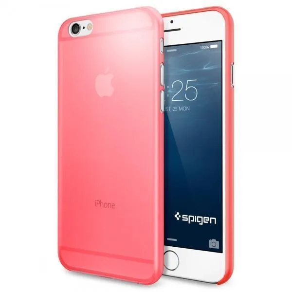 фото Чехол-накладка Spigen Air Skin для Apple iPhone 6/6S (Azalea Pink) SGP11081