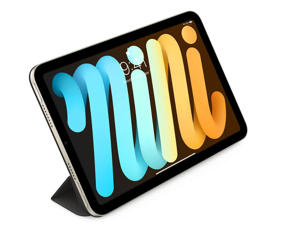 фото Чехол-книжка Smart Folio для Apple iPad mini 6/iPad mini 7 (полиуретан с подставкой) (Black)