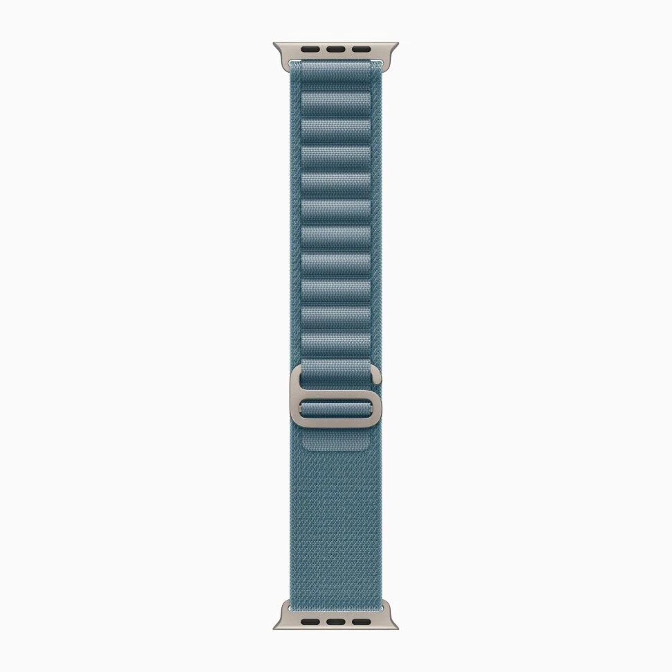 Ремешок Apple для Watch Ultra 49mm Natural Light Blue Alpine Loop (M)