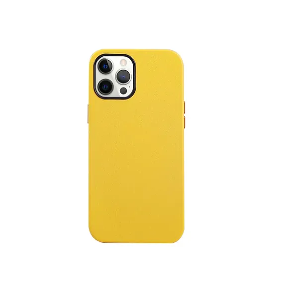 фото Чехол-накладка K-Doo Mag Noble Collection MagSafe Series для Apple iPhone 13 Pro искусcтвенная кожа (желтый)