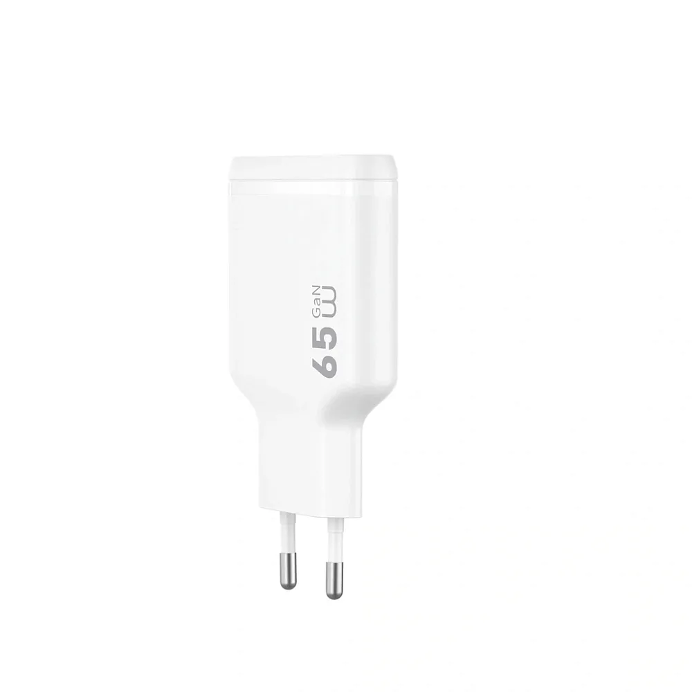 фото Сетевое зарядное устройство WIWU Essen Slim GaN 65W Type-Cх2 (Wi-G035) (белый)