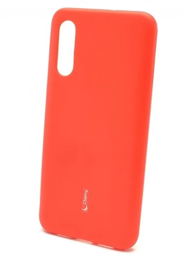 фото Чехол-накладка Cherry для Samsung Galaxy A50 силиконовый (красный)