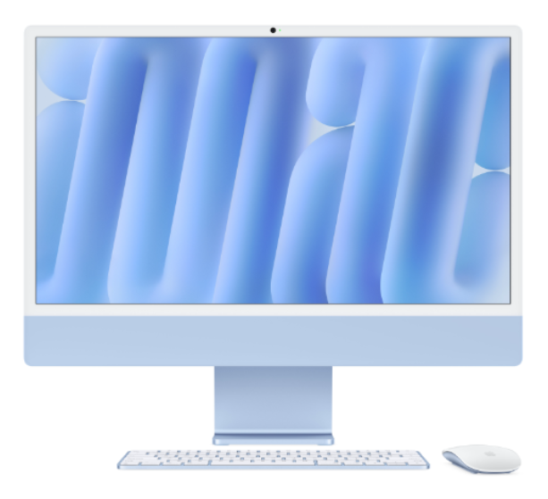 Apple iMac 24" with Retina 4.5K (M4 10C CPU, 10C GPU/24GB/512GB) (Blue) (MD2T4)