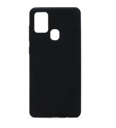 фото Чехол-накладка LuxCase для Samsung Galaxy A21s силиконовый матовый (черный)