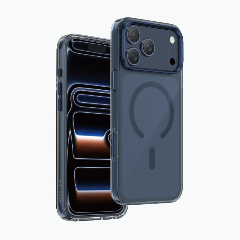 фото Чехол-накладка Keephone Dazzle Pro Magsafe для Apple iPhone 17 Pro Max пластиковый матовый (синий)