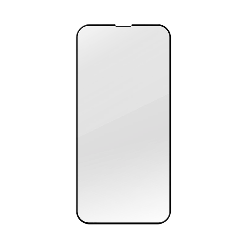 фото Защитное стекло Zagg Glass Plus Edge для Apple iPhone 14 прозрачное (черная рамка)