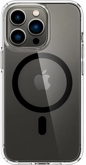 фото Чехол-накладка Keephone Dazzle Pro Magsafe для Apple iPhone 13 Pro Max пластиковый (черная рамка)