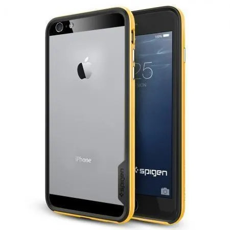 фото Чехол-бампер Spigen Neo Hybrid EX для Apple iPhone 6 Plus/6S Plus (Yellow) SGP11060