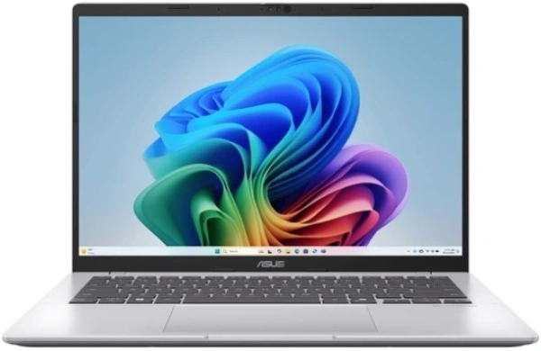 Ноутбук ASUS X1407QA-LY099W (14" WUXGA IPS, Qualcomm Snapdragon X X1-26-100, 16Gb, 1Tb SSD, Windows 11 Home) (Серебристый)