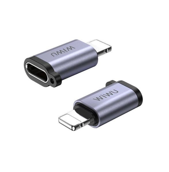 фото Адаптер WIWU Concise 3 в 1 Type-C на USB /Micro SD/Lightning (Wi-C031) (Grey)
