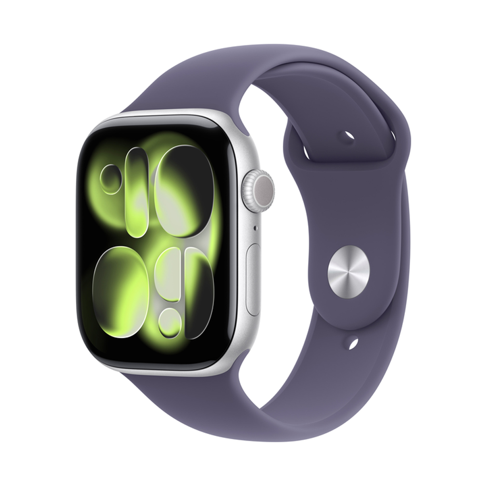 Apple Watch Series 11 42mm Silver Aluminium Case with Purple Fog Sport Band (M/L)