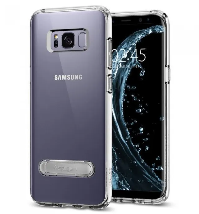 фото Чехол-накладка Spigen Ultra Hybrid S для Samsung Galaxy S8+ (прозрачный) SGP 571CS21686