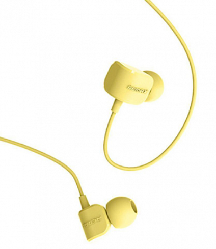 Проводная стерео-гарнитура Remax RM-502 Crazy Robot Jack 3.5mm (желтый)