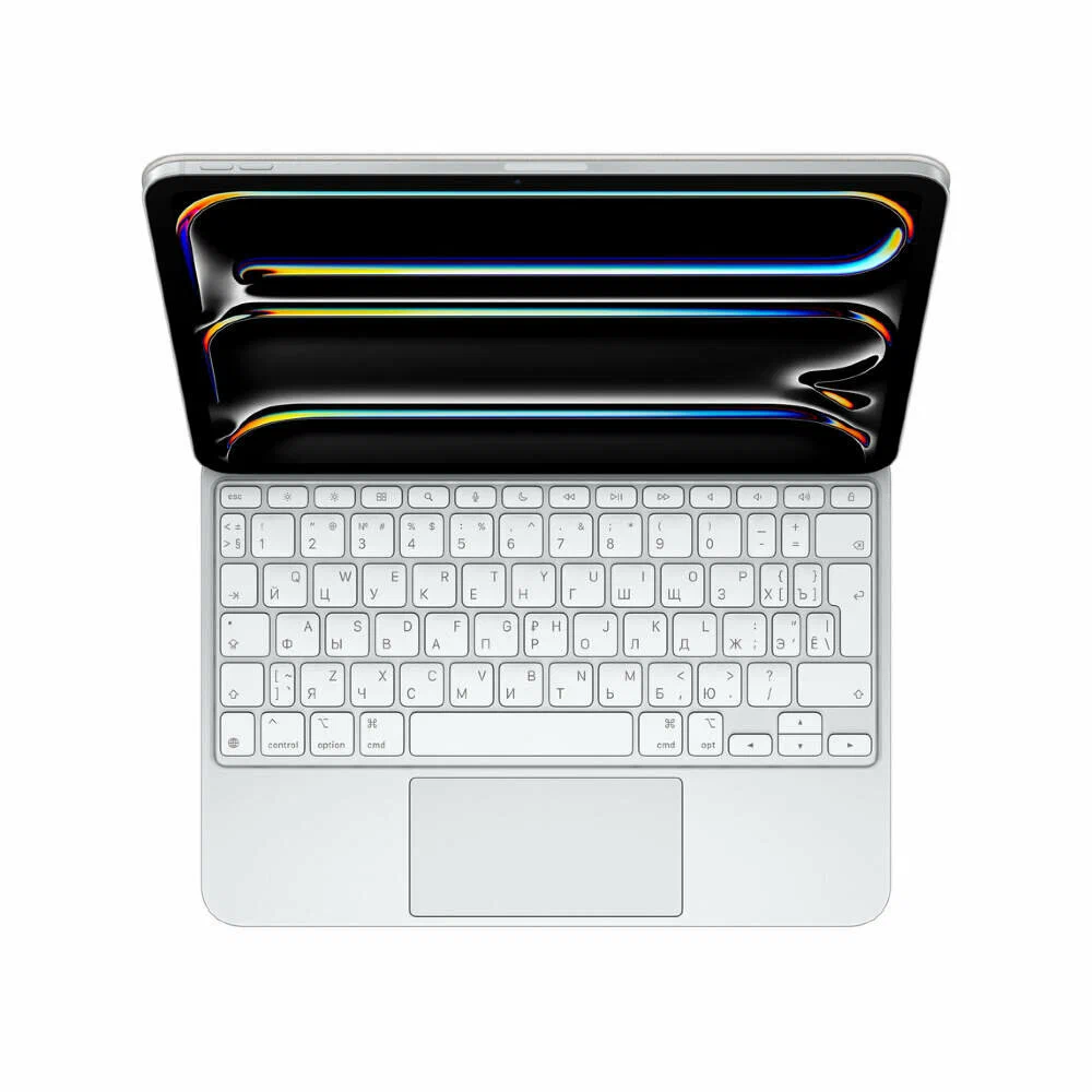Apple Magic Keyboard с трекпадом для iPad Pro 11" (3-го и 4-го поколений) и iPad Air (4-го и 5-го поколений) русская раскладка (белый) (MDFV4RS/A)