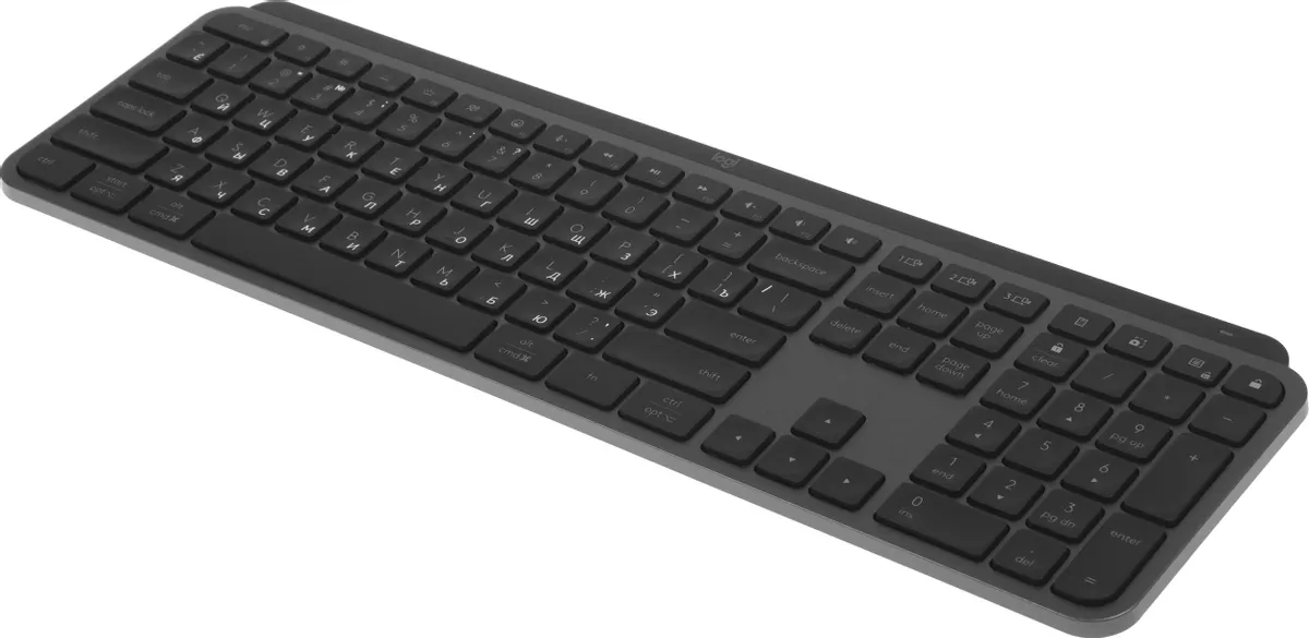 фото Клавиатура Logitech MX Keys S 920-011600, беспроводная, графитовый