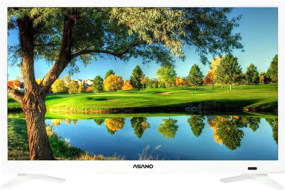 Телевизор Asano 24LH7011T, 24", LED HD, 60 Гц, Smart TV (Android TV), белый