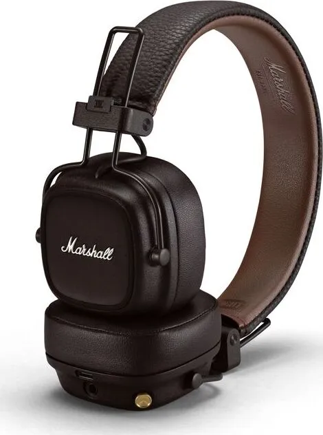 Беспроводные Bluetooth стерео-наушники Marshall Major V (Brown) Б/У — фото 5