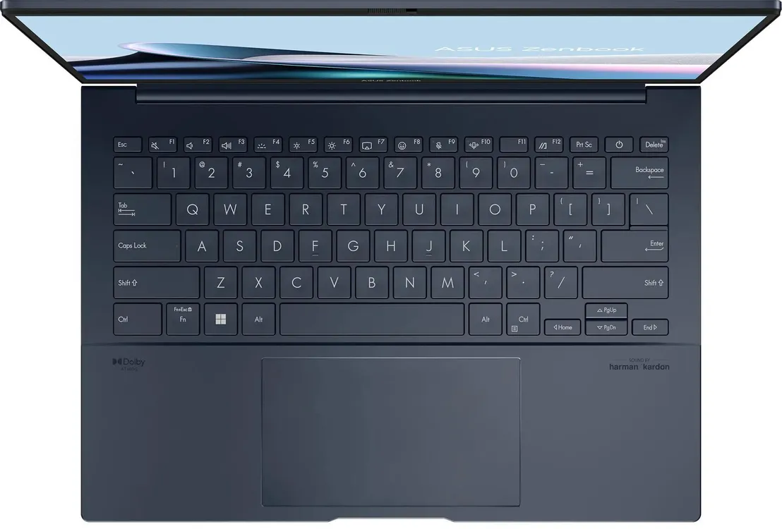 Ноутбук ASUS Zenbook 14 UX3405CA-PP1158 (14" 2.8K OLED, Intel Core Ultra 7 255H, 16Gb, 1Tb SSD, Intel Arc, noOS) (Синий) — фото 7