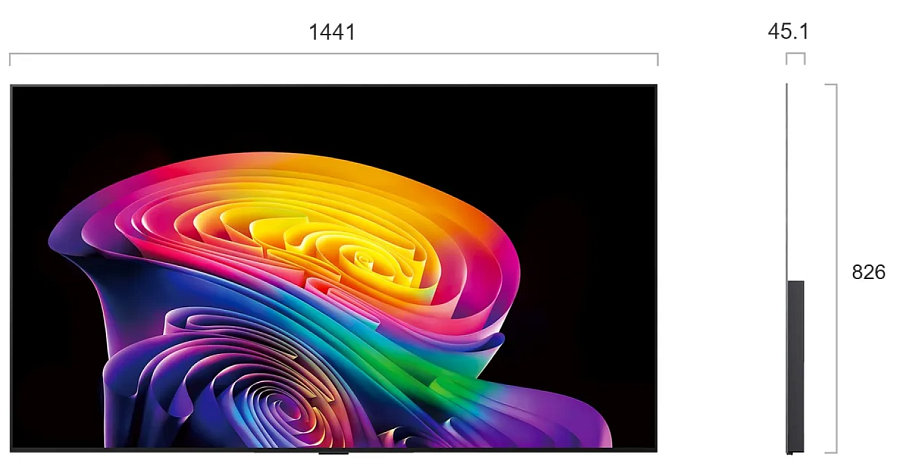 Телевизор LG OLED65C6RLA, 65", OLED 4K UHD, 120 Гц, Smart TV (webOS) — фото 2