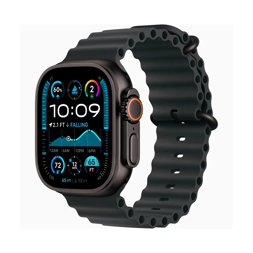 Apple Watch Ultra 2 (2024) 49mm Black Titanium Case with Black Ocean Band (One Size) Б/У (Отличное состояние)