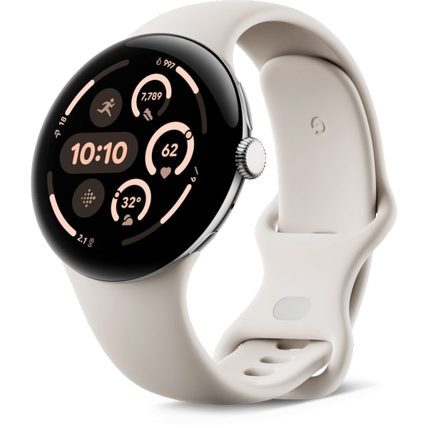 Умные часы Google Pixel Watch 3 45mm LTE (Porcelain)
