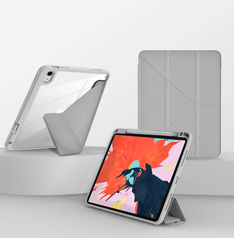 Чехол-книжка WIWU Defender Protective для Apple iPad Air 13 20242025 с подставкой и отделением под стилус JD-105 серый 2700₽