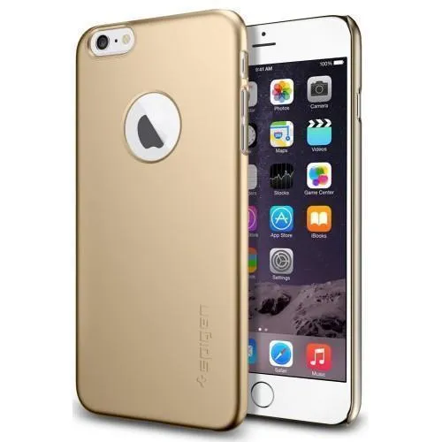 фото Чехол-накладка Spigen Thin Fit A для Apple iPhone 6 Plus/6S Plus (Champagne Gold) SGP10889