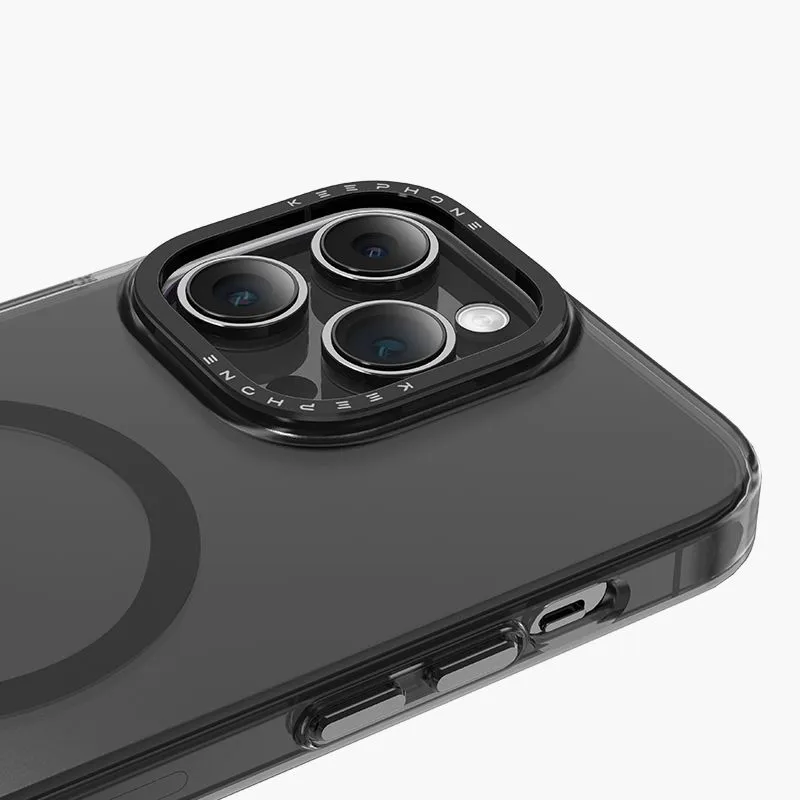 фото Чехол-накладка Keephone Magnet Pro для Apple iPhone 15 Pro Max пластиковый (прозрачный)
