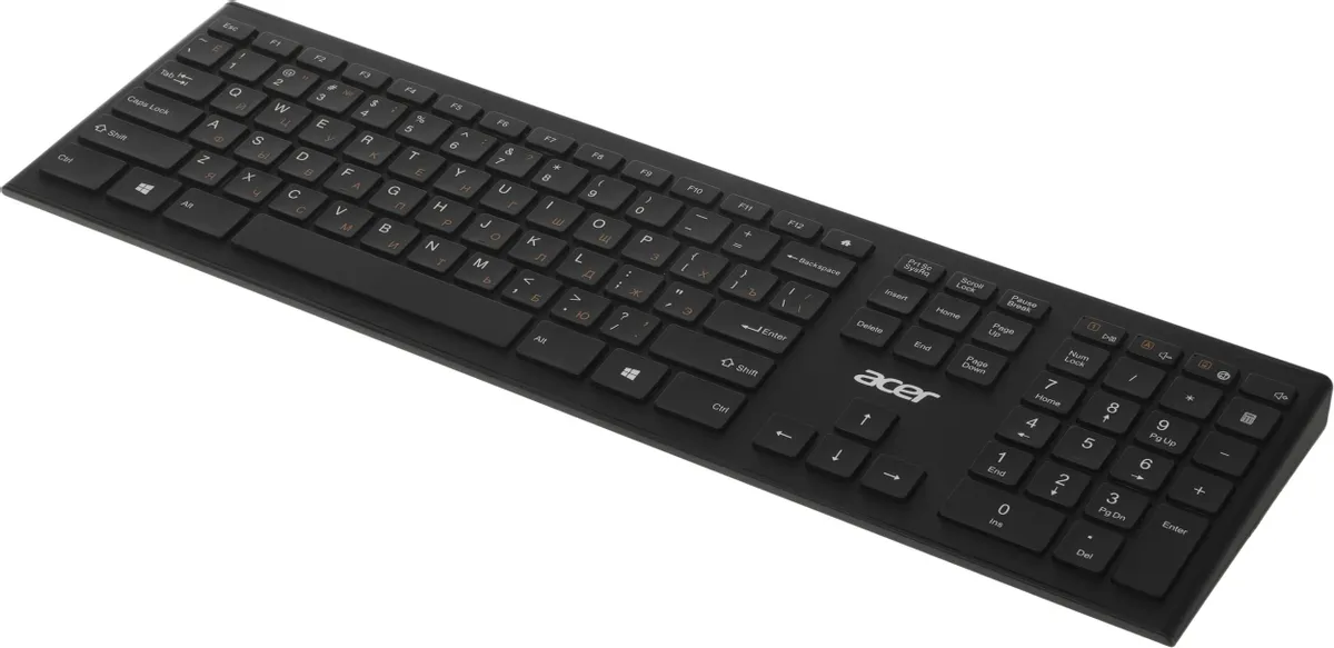 фото Клавиатура Acer OKR010, беспроводная (радио), чёрный