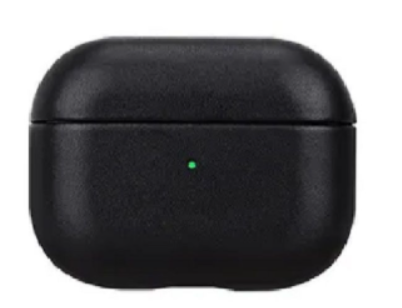 фото Чехол Kzdoo LuxCraft+ для AirPods 4 искусcтвенная кожа (черный)