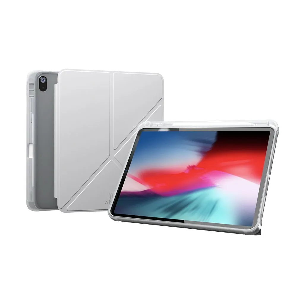 фото Чехол-книжка WIWU Classic III Case для Apple iPad Air 4/5 и Air 11 (2024/2025) (полиуретан с подставкой) (GF-003) (серый)